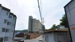 성서요양병원장례식장 입구 전경