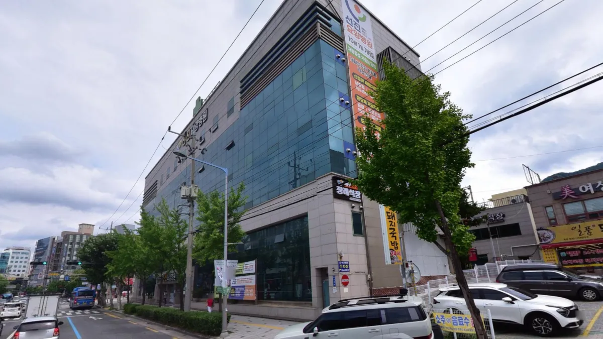 선진요양병원장례식장 입구 전경