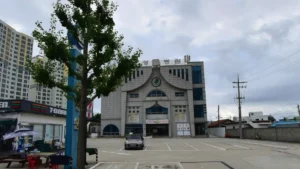 주문진장례식장 입구 전경