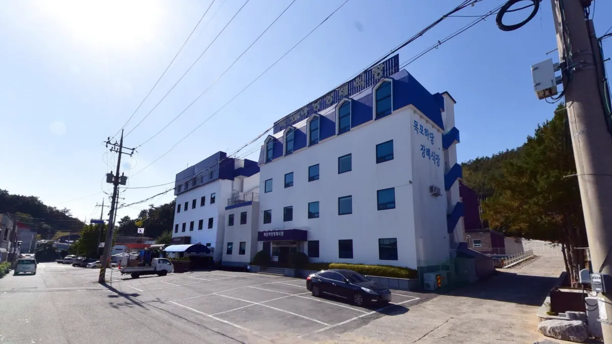 목포하당장례식장 입구 전경