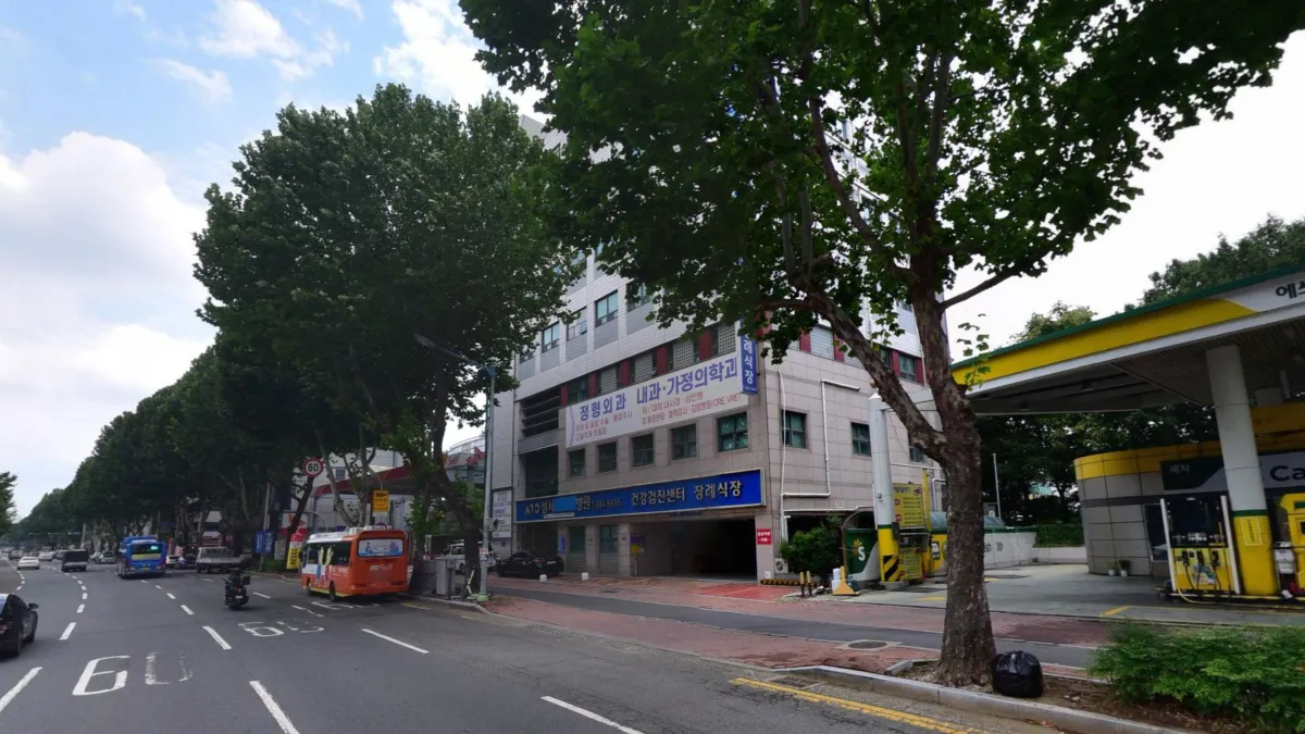 성서병원장례식장 입구 전경