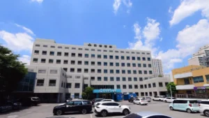 광주한국병원장례식장 입구 전경