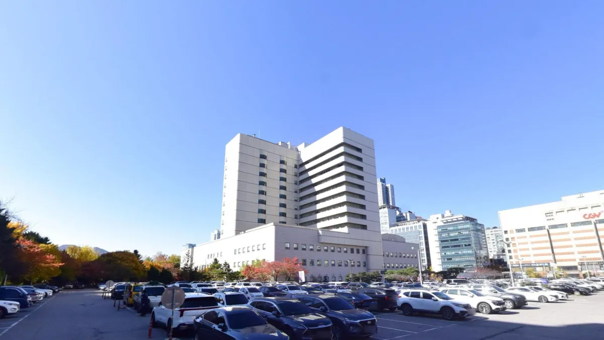 한림대학교성심병원장례식장 입구 전경