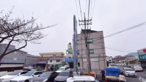 진영병원장례식장 입구 전경