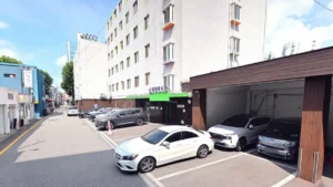 신화요양병원장례식장 입구 전경