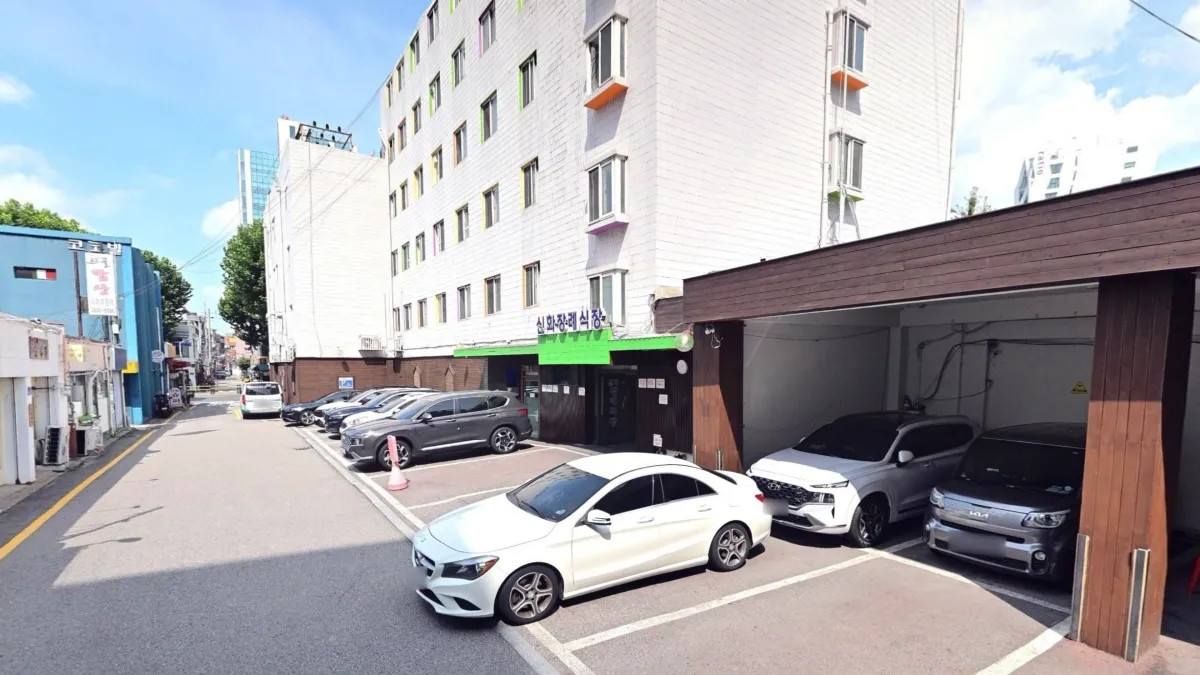 신화요양병원장례식장 입구 전경