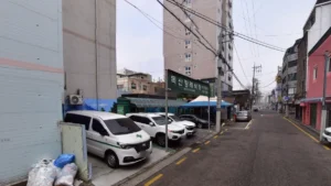 독산장례식장 입구 전경