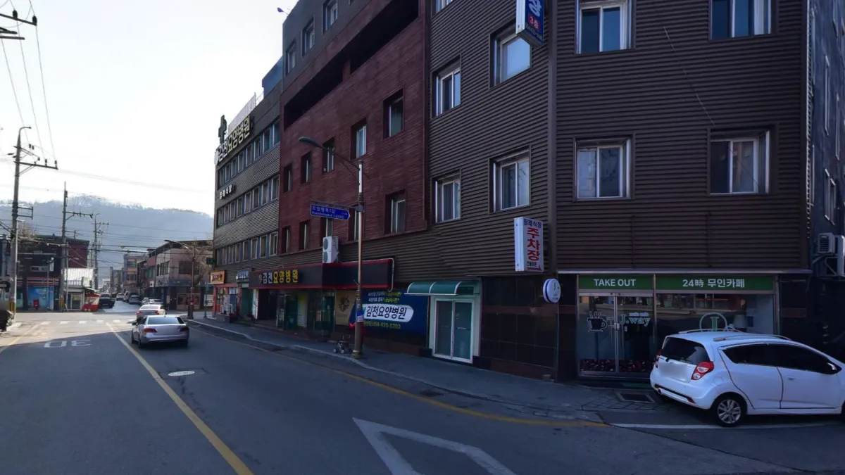 김천요양병원장례식장 입구 전경