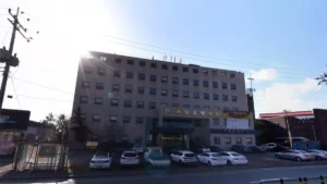 나주중앙요양병원장례식장 입구 전경