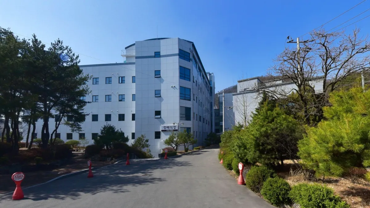 안동도립노인전문병원장례식장 입구 전경