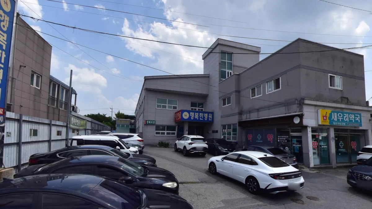 밀양행복한병원장례식장 입구 전경