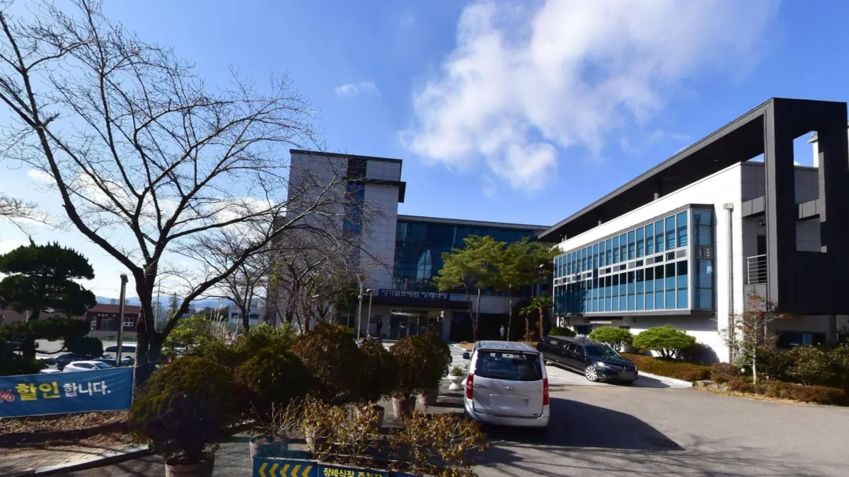 순천성가롤로병원장례식장 입구 전경