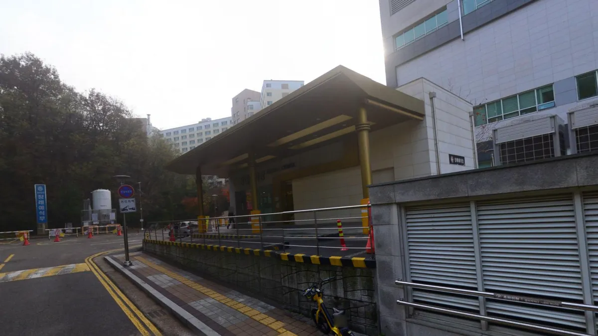 국제성모병원장례식장 입구 전경