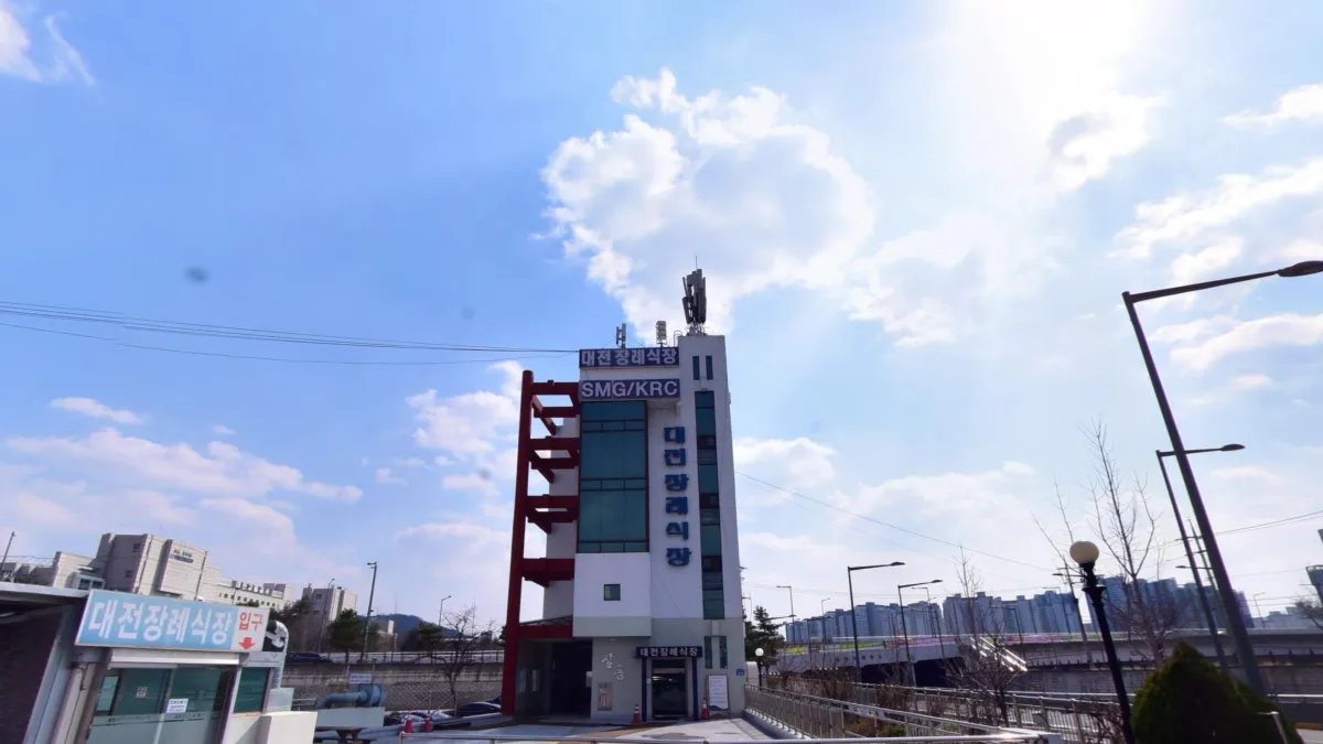 대전장례식장 입구 전경