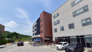 아산유리요양병원장례식장 입구 전경