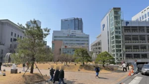 서울적십자병원장례식장 입구 전경