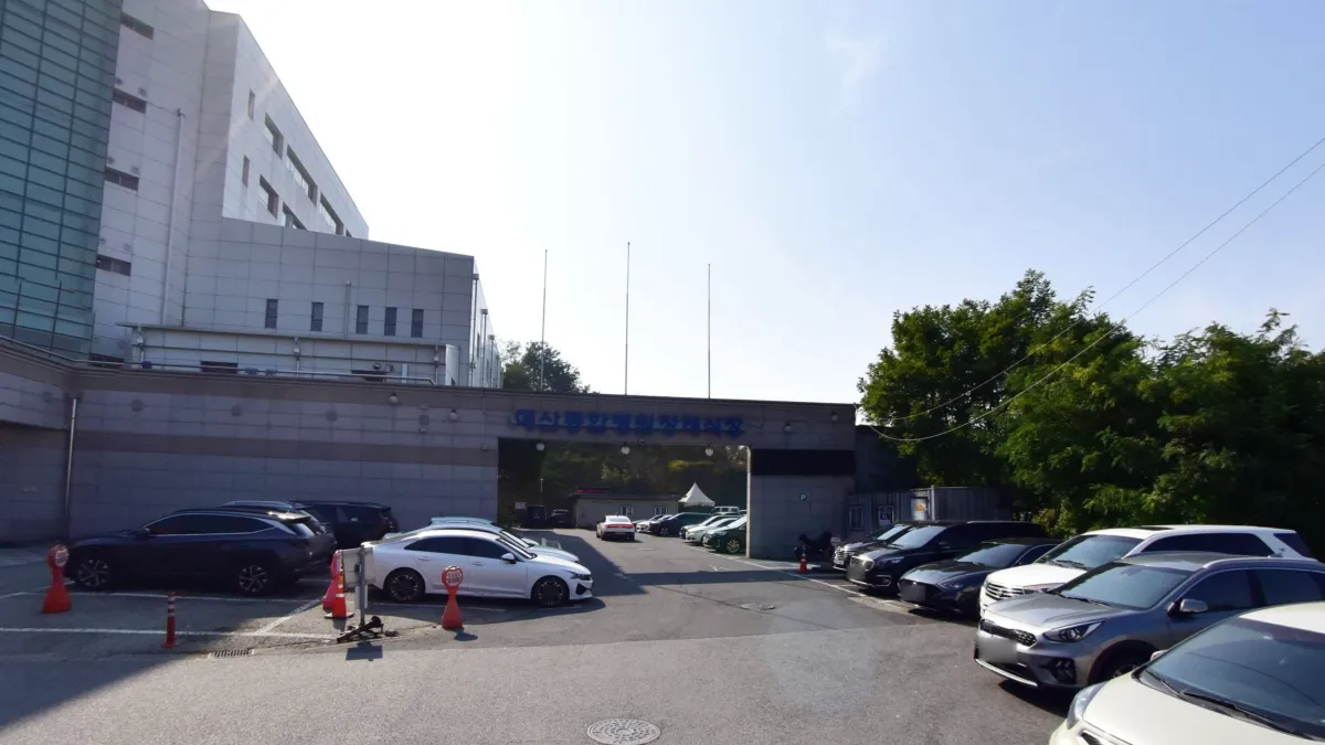 예산종합병원장례식장 입구 전경