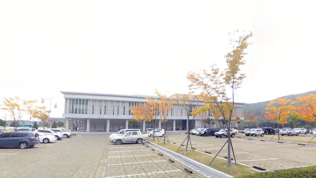 울산하늘공원장례식장 입구 전경