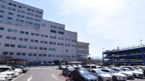 창원파티마병원장례식장 입구 전경