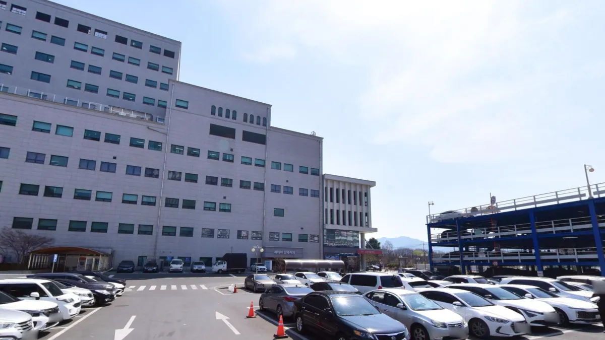 창원파티마병원장례식장 입구 전경