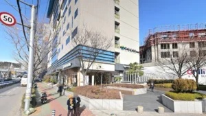 수장례식장 입구 전경