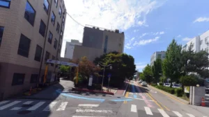 순천향대학교천안병원장례식장 입구 전경