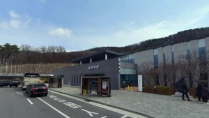 함백산추모공원장례식장 입구 전경