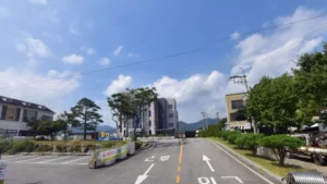 양서농협장례문화원 입구 전경