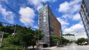 다대자연병원장례식장 입구 전경