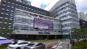 구미차병원장례식장 입구 전경