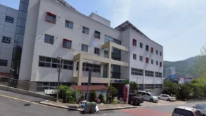 단양군립노인요양병원장례식장 입구 전경