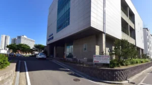 속초의료원장례식장 입구 전경