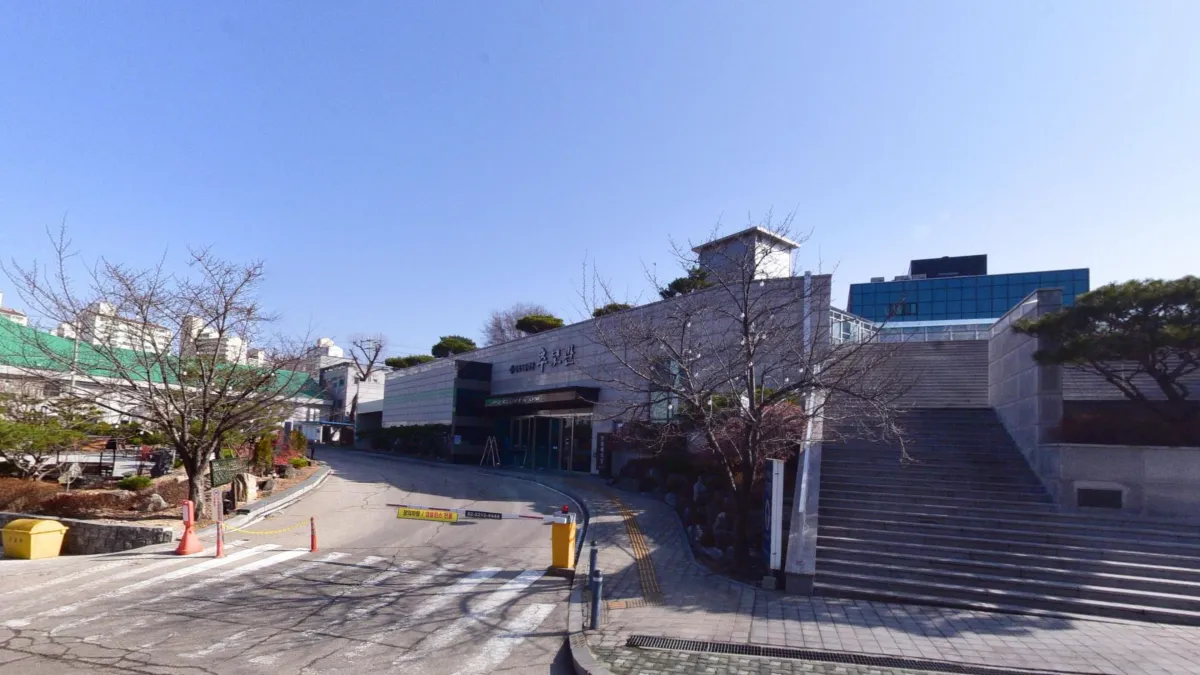 삼육서울병원추모관 입구 전경