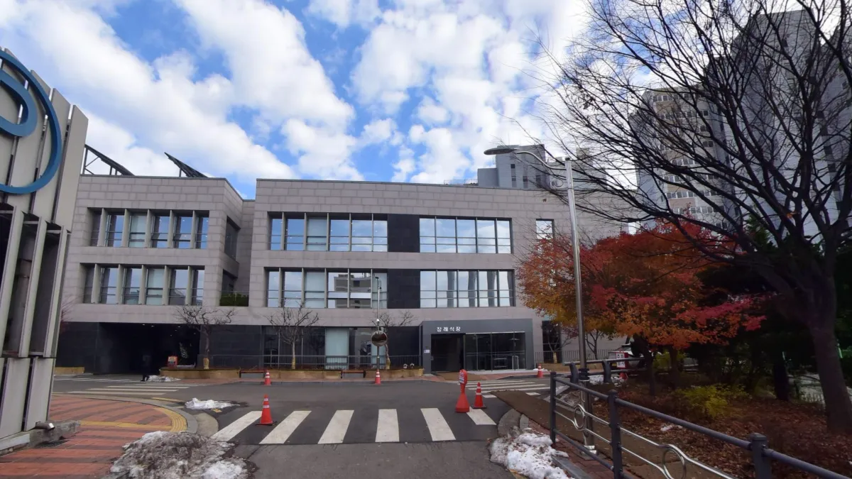 아주대학교병원장례식장 입구 전경