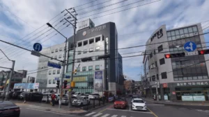 포천우리병원장례식장 입구 전경