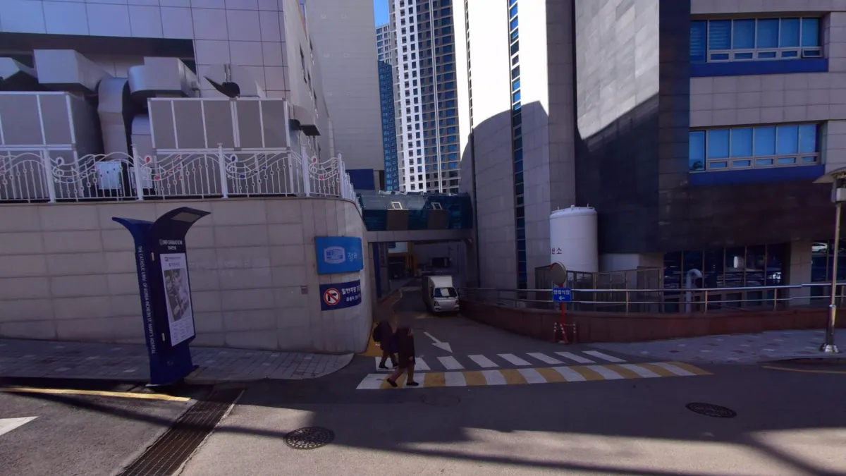 인천성모장례식장 입구 전경