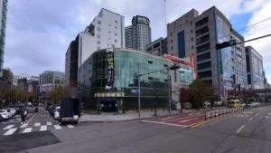 연수장례식장 입구 전경