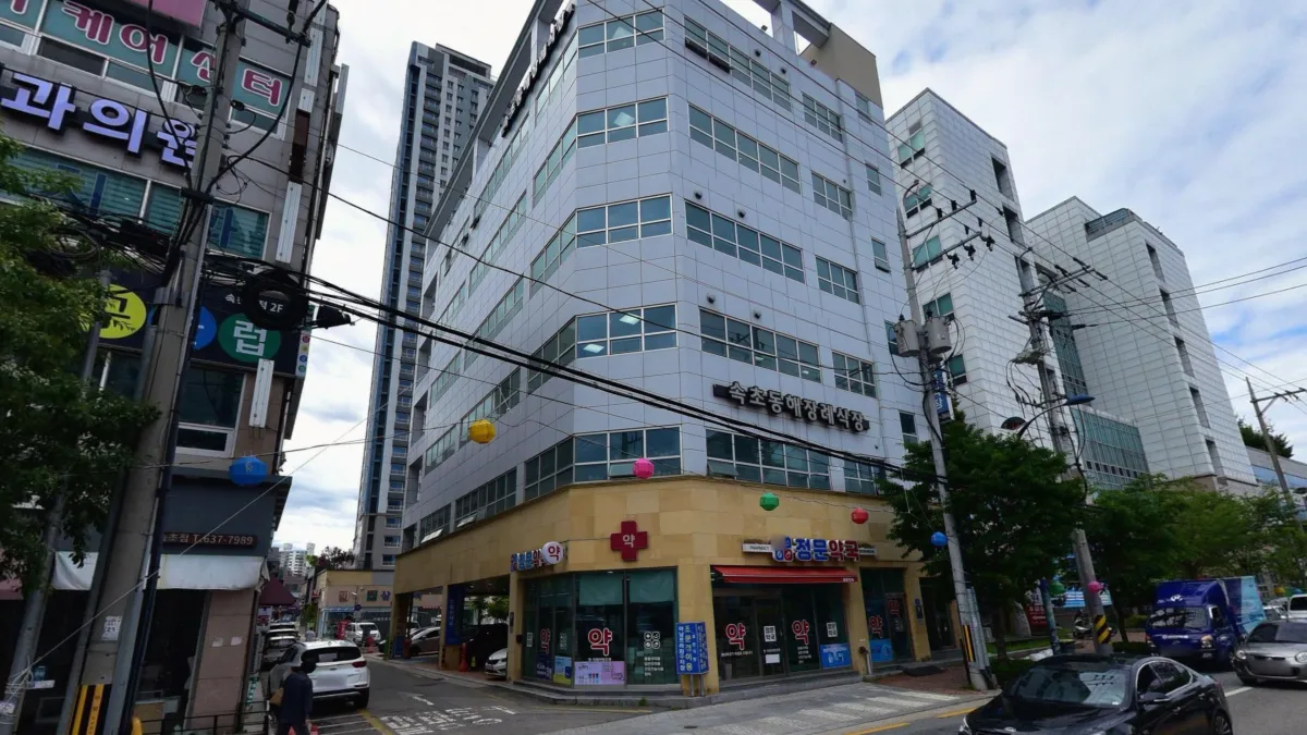 속초동해장례식장 입구 전경