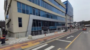 화성유일병원장례식장 입구 전경