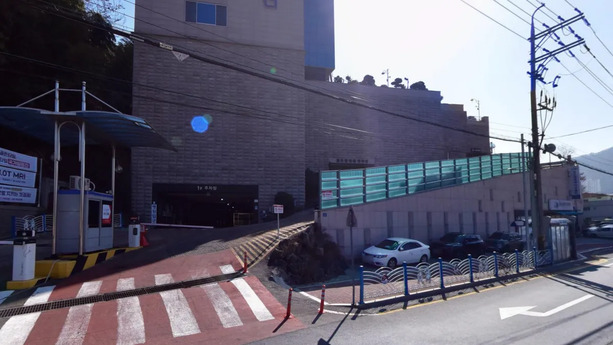 맑은샘병원장례식장 입구 전경