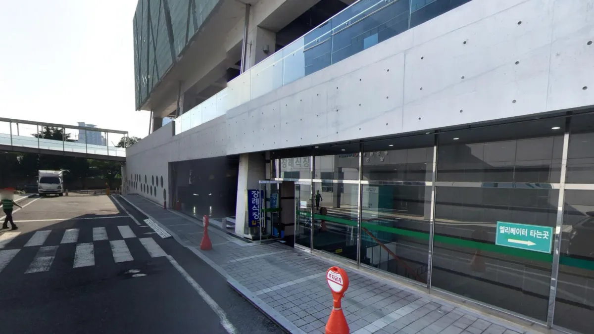 동강병원장례식장 입구 전경