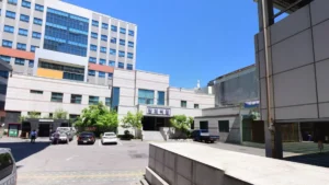 강원대학교병원장례식장 입구 전경