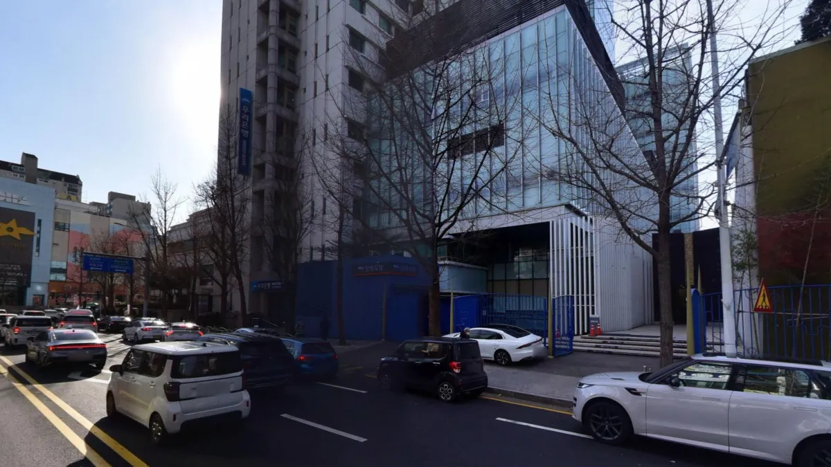 분당차병원장례식장 입구 전경