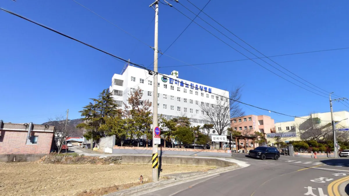 한마음병원장례식장 입구 전경