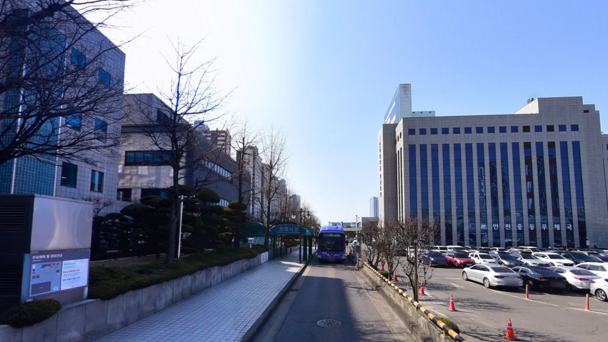 인하대병원장례식장 입구 전경