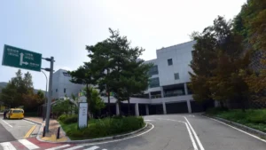 용인평온의숲장례식장 입구 전경