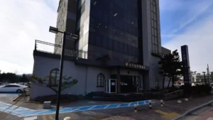 청주탑요양병원장례식장 입구 전경