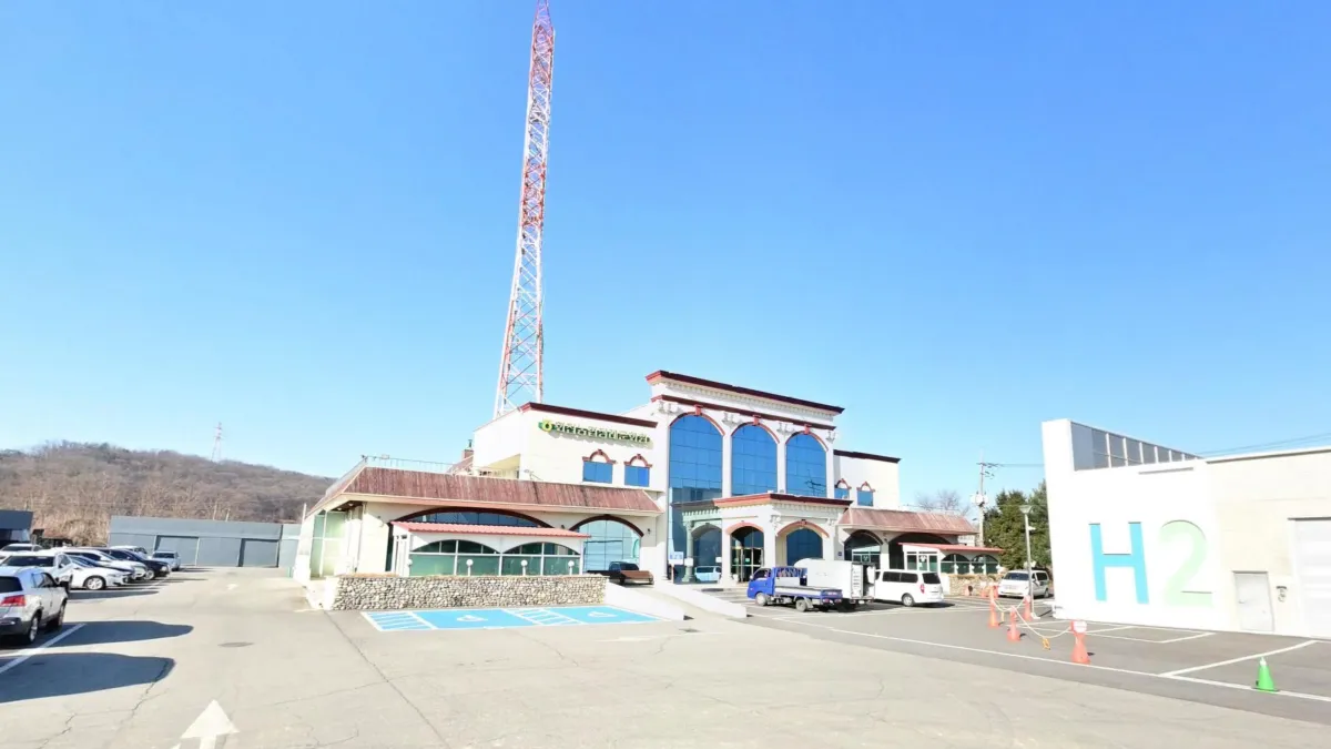 회천농협장례문화원 입구 전경