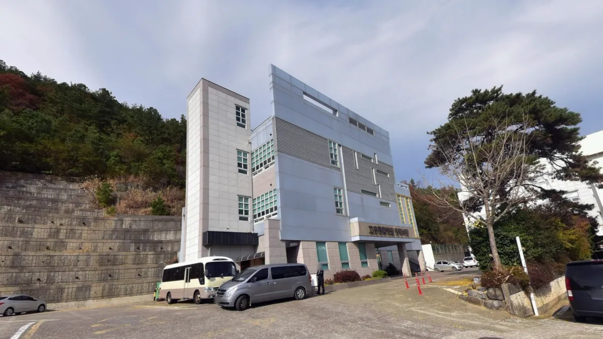 고흥종합병원장례식장 입구 전경