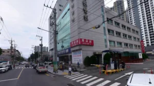 울산세민병원장례식장 입구 전경